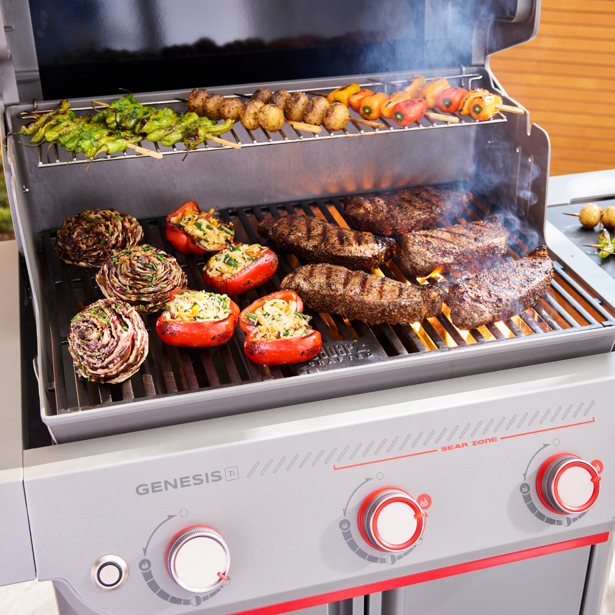 Weber Genesis® E-325W Gas Grill Titanium Edition